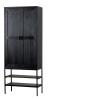 DAWSON CABINET BLACK W80/D40/H201