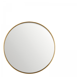 ANTIQUE GOLD MIRROR ROUND 80CM