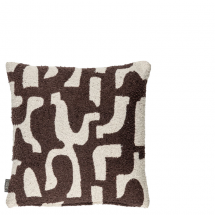 LUUK PILLOW BROWN 50X50CM