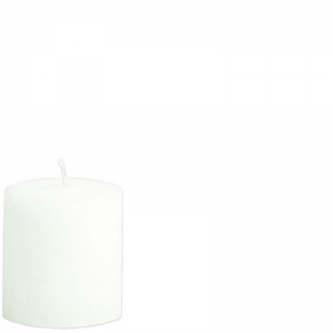 BERT CANDLE WHITE Ø10X10