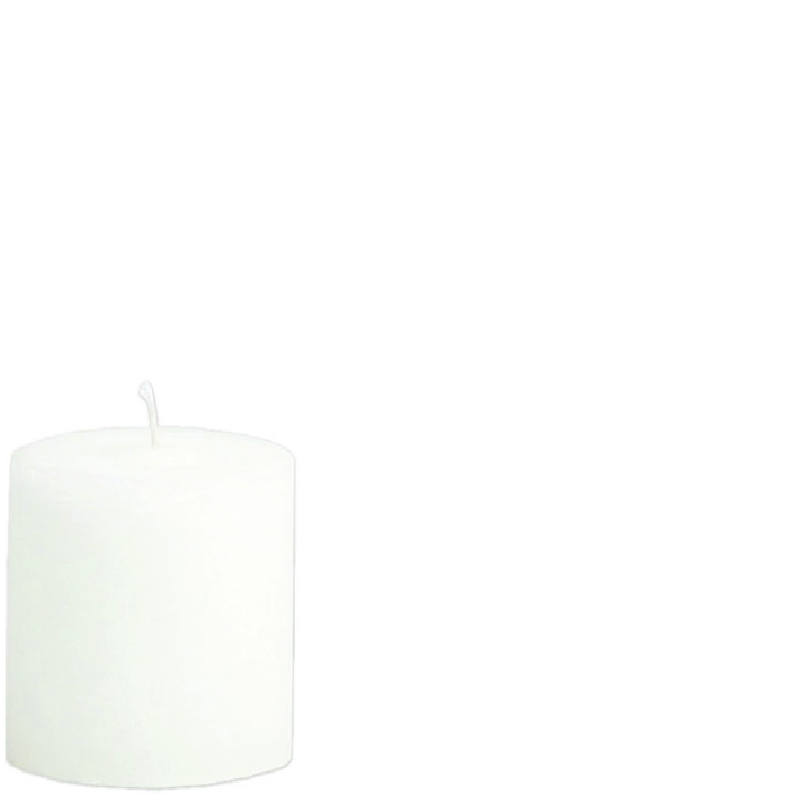 BERT CANDLE WHITE Ø10X10