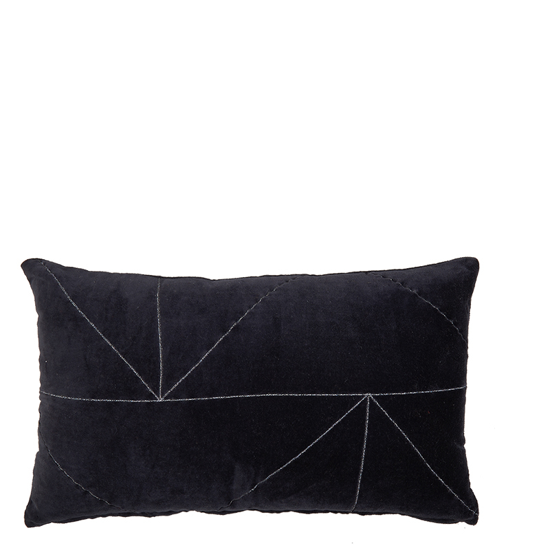 MALINA PILLOW OBSIDIAN 50X30