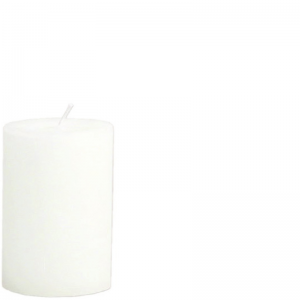 LUDO CANDLE WHITE Ø10X15