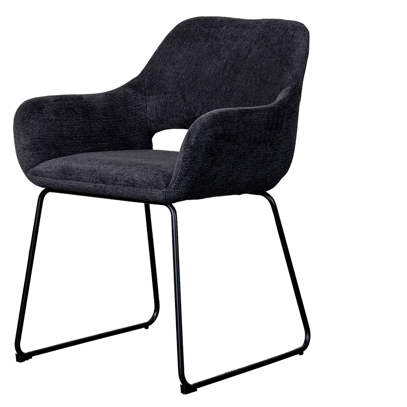 BOSTON DINING CHAIR SIERRA ANTHRACITE W58/D59/H82