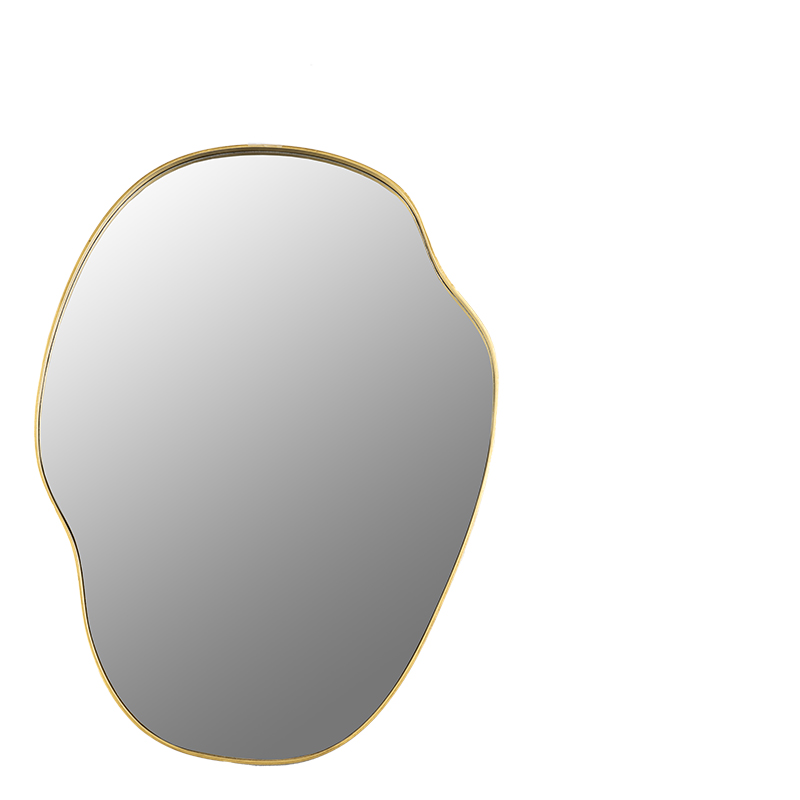 VANESSA MIRROR ANTIQUE GOLD L