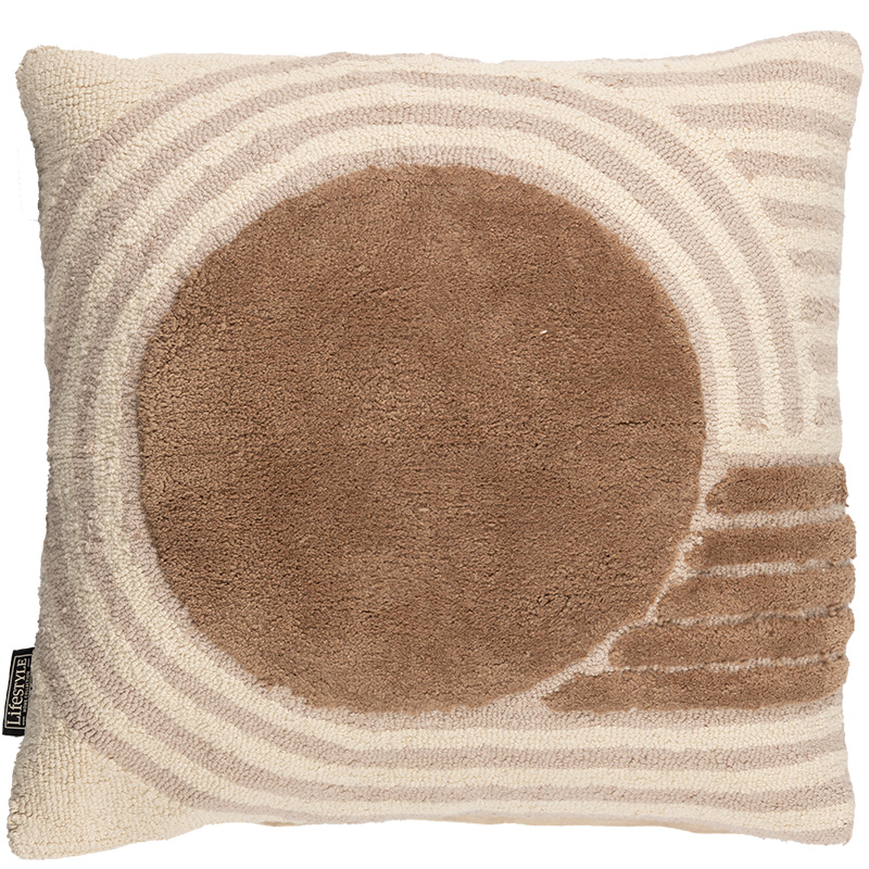 LEOTI PILLOW BROWN 50x50