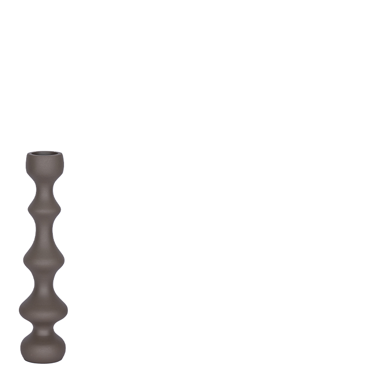 ARISTA CANDLE HOLDER BROWN M