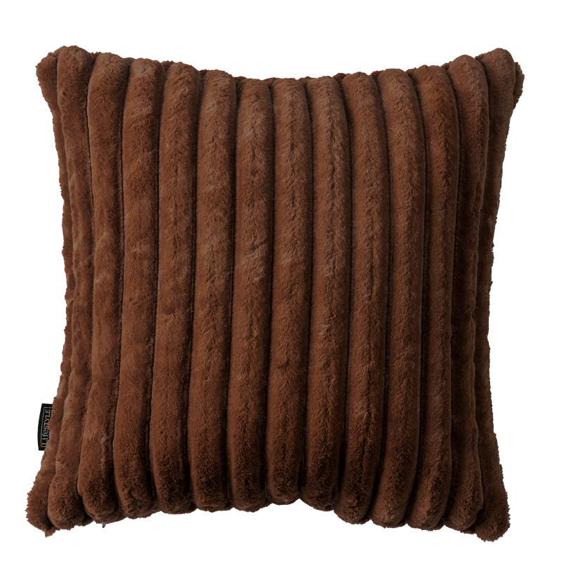 ERMINA PILLOW BROWN 50X50CM