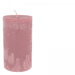 MICHEL CANDLE Ø10X20 CORALRED