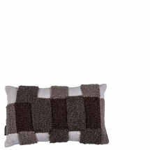 JASMIJN PILLOW GRAY-BROWN 50X30
