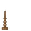 ANNE LED CANDLE BROWN OCHRE S