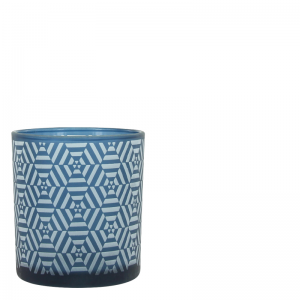 ETHNIC VOTIVE BLUE S