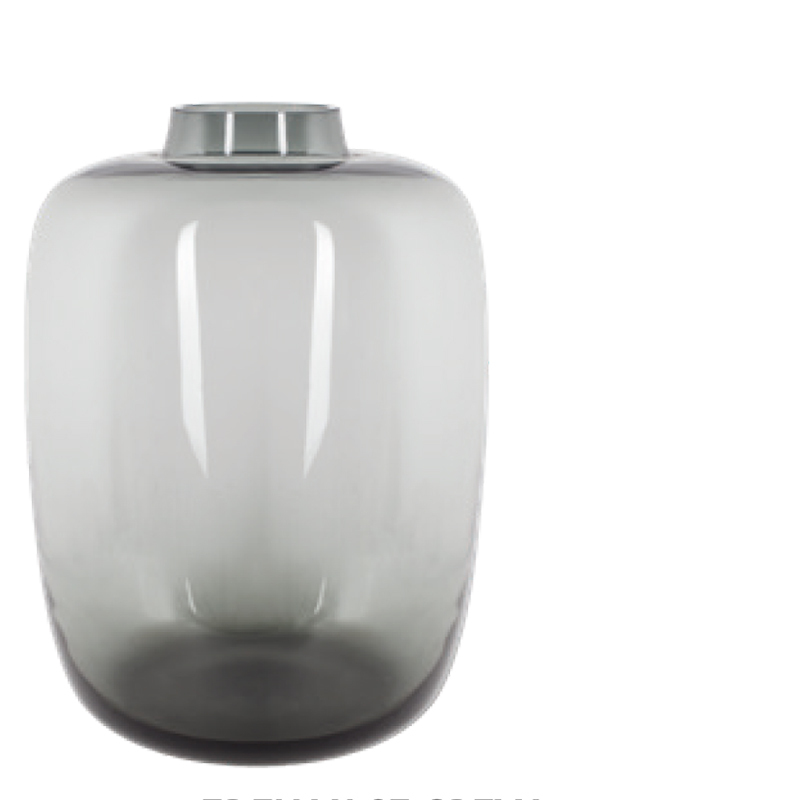 EDEN VASE GREY L