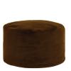 LYALL FUR POUF BROWN