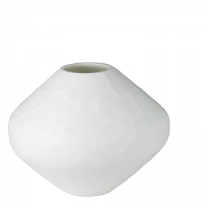 LEWES OVAL VASE WHITE M