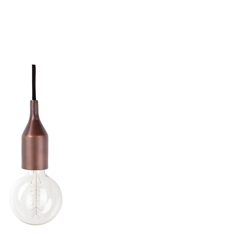 SAUL HANGING LAMP ANTIQUE COPPER
