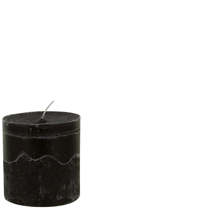 BERT CANDLE Ø10X10 BLACK