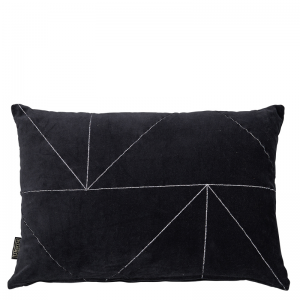 MALINA PILLOW OBSIDIAN 60X40