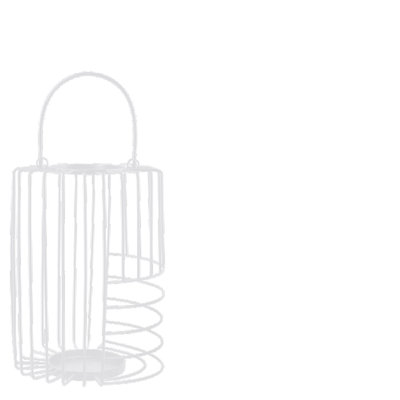 DALE METAL LANTERN WHITE S