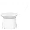 CERAMIC COFFEE TABLE COVE WHITE S W38/D38/H30