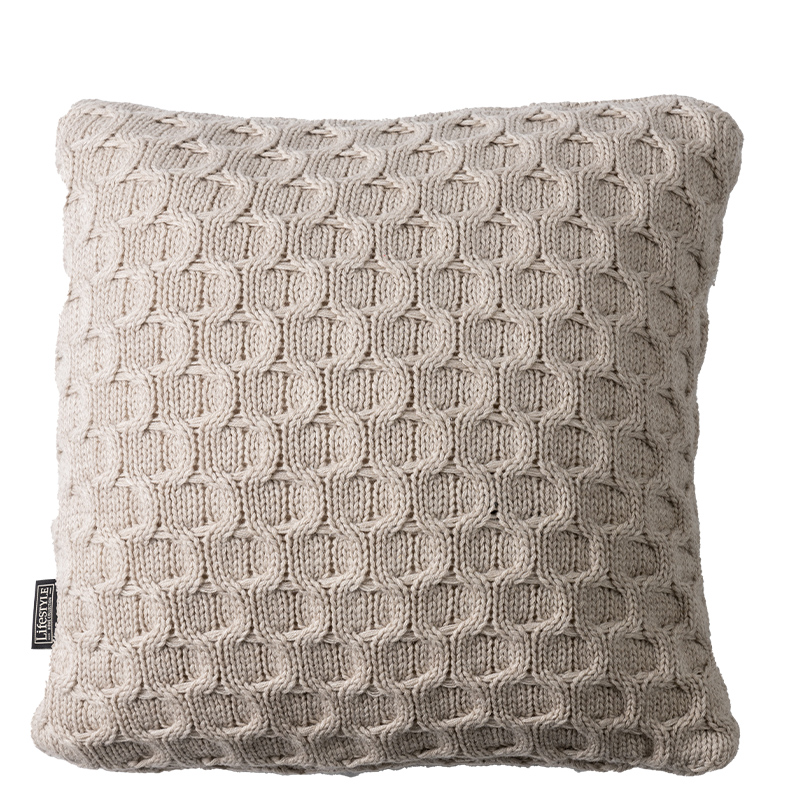 EVANS PILLOW BEIGE 50X50CM